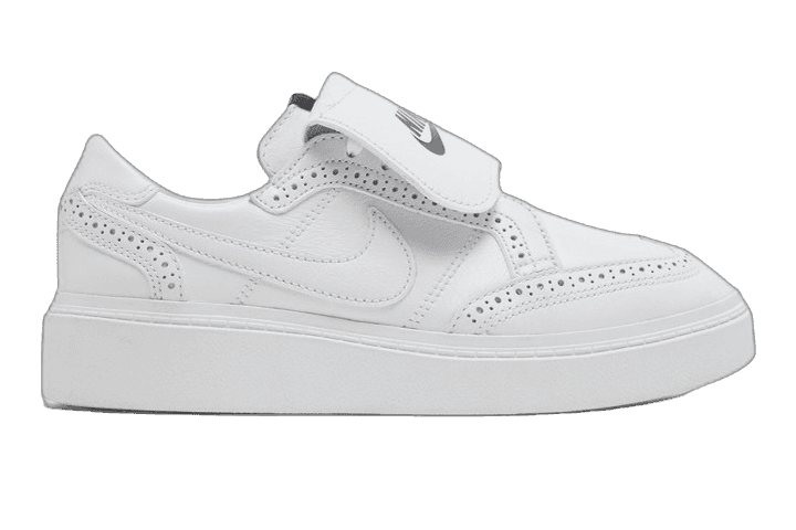 Nike Kwondo 1 x PEACEMINUSONE in Triple White, side profile