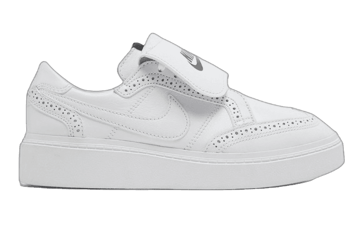 Nike Kwondo 1 x PEACEMINUSONE in Triple White, side profile